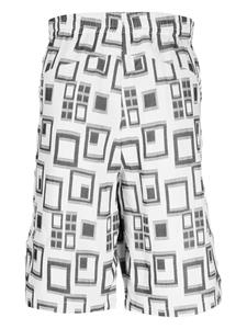 Needles Bermuda shorts met geometrische print - Zwart