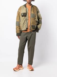 maisonmiharayasuhiro Maison MIHARA YASUHIRO Bomberjack met patchwork - Groen