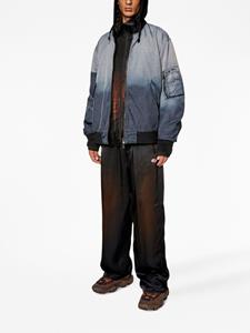 Diesel J-Common bomberjack met capuchon - Blauw