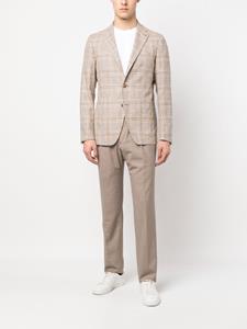 Tagliatore Geruite blazer - Beige