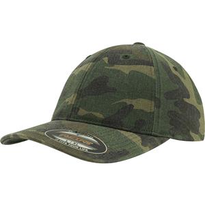 Brandit Flexfit Garment Washed Camo Cap