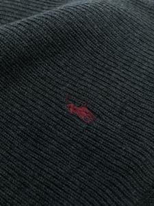 Polo Ralph Lauren Sjaal met geborduurd logo - Grijs
