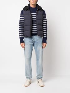 Moorer Bodywarmer met hoge hals - Blauw