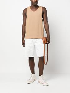 purplebrand Purple Brand Gerafelde shorts - Wit