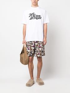 palmangels Palm Angels Shorts met print - Bruin