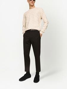 dolce&gabbana Dolce & Gabbana Pantalon met krijtstreep - Zwart