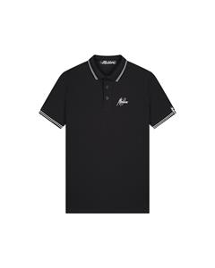 Malelions Men Signature Polo - Black/White