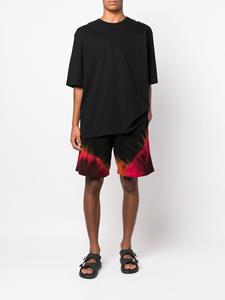 DSQUARED2 Trainingsshorts met tie-dye print - Zwart