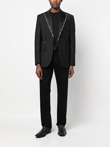 philippplein Philipp Plein Blazer verfraaid met studs - Zwart
