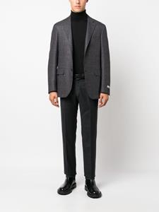 Canali Kei geruite blazer - Blauw