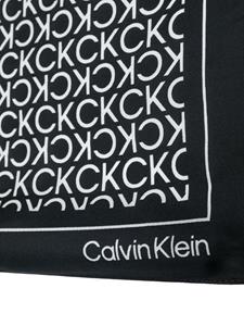 Calvin Klein Zijden sjaal - Zwart
