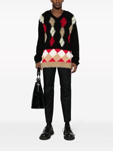 commedesgarçonshommeplus Comme des Garçons Homme Plus Broek met toelopende pijpen - Zwart