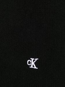 Calvin Klein Jeans Sjaal met geborduurd logo - Zwart