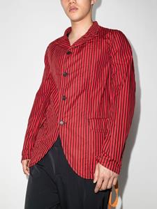 commedesgarçonsshirt Comme Des Garçons Shirt Gestreepte blazer - Rood