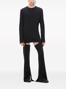 Courrèges Wollen jumpsuit - Zwart