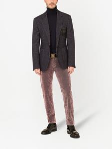 dolce&gabbana Dolce & Gabbana Blazer met logopatch - Zwart