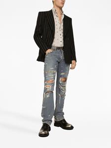 dolce&gabbana Dolce & Gabbana Blazer met krijtstreep - Zwart