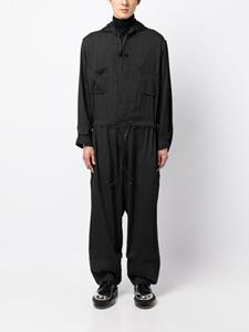 Jumpsuit met rits - Zwart