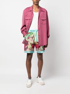 KidSuper Bermuda shorts met trekkoord - Groen