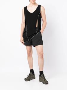 11byborisbidjansaberi 11 By Boris Bidjan Saberi Shorts met geborduurd logo - Zwart