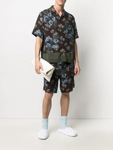 Undercover Bermuda shorts met print - Zwart