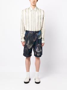 Paul Smith Shorts met abstracte print - Blauw