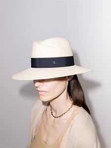 maisonmichel Maison Michel Fedora hoed - Beige