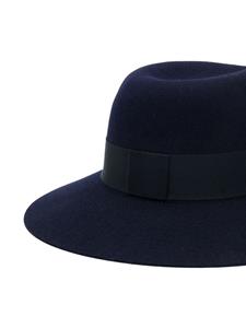 maisonmichel Maison Michel Virginie hoed met brede rand - Blauw