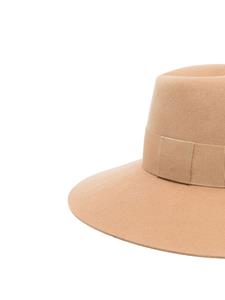 maisonmichel Maison Michel Fedora hoed - Beige