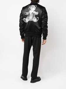 philippplein Philipp Plein Bomberjack met print - Zwart