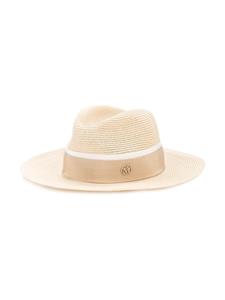 maisonmichel Maison Michel Henrietta tijdloze hoed - Beige