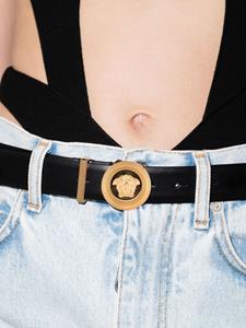 Versace Leren riem - Zwart