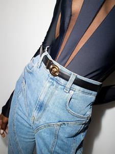 Versace Leren riem - Zwart