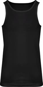 Wäschepur Heren Onderhemd zwart Größe