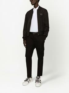 dolce&gabbana Dolce & Gabbana Trainingsjack met logo-label - Zwart