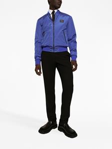 dolce&gabbana Dolce & Gabbana Trainingsjack met logo-label - Blauw