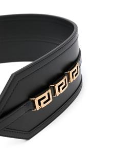 Versace Leren riem - Zwart
