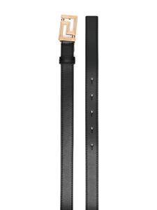 Versace Leren riem - Zwart