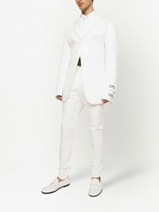 dolce&gabbana Dolce & Gabbana Katoenen gabardine blazer - Wit