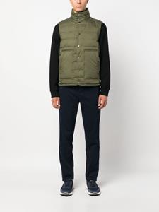Kiton Bodywarmer met hoge hals - Groen