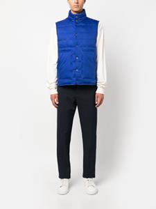 Kiton Bodywarmer met knopen - Blauw