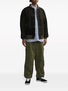 commedesgarçonshomme Comme des Garçons Homme Bomberjack met meerdere zakken - Groen