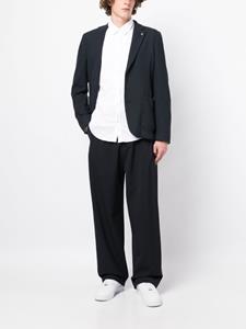 BOSS Blazer met enkele rij knopen - Blauw