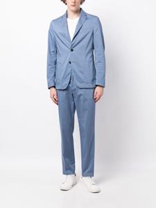 BOSS Pantalon met logopatch - Blauw