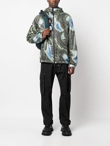 monclergrenoble Moncler Grenoble Day Namic bomberjack met abstracte print - Groen