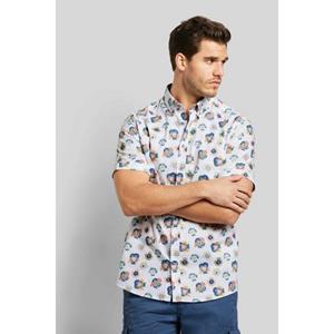 bugatti Langarmhemd, mit floralem Print