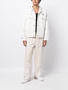 aapeby*abathingape AAPE BY *A BATHING APE Denim jack - Wit
