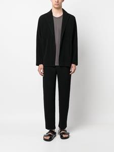 Homme Plissé Issey Miyake Blazer met enkele rij knopen - Zwart