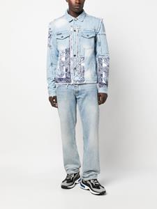 philippplein Philipp Plein Jack met bandanaprint - Blauw