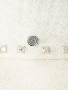 maisonmichel Maison Michel Axel vissershoed met studs - Wit